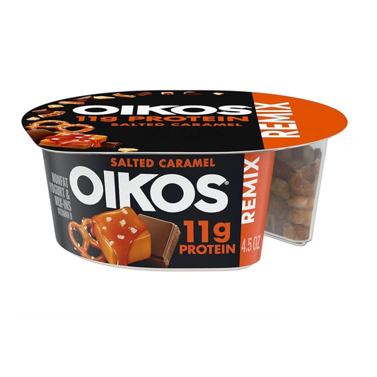 YOGURT OIKOS REMIX SALTED CARAMEL 4.5OZ