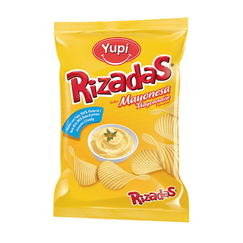 YUPI RIZADAS MAYONESA 115 GR