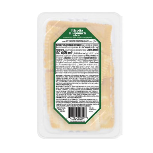 RAVIOLI QUESO RICOTTA Y ESPINACA MEMBERS SELECTION 340 GR