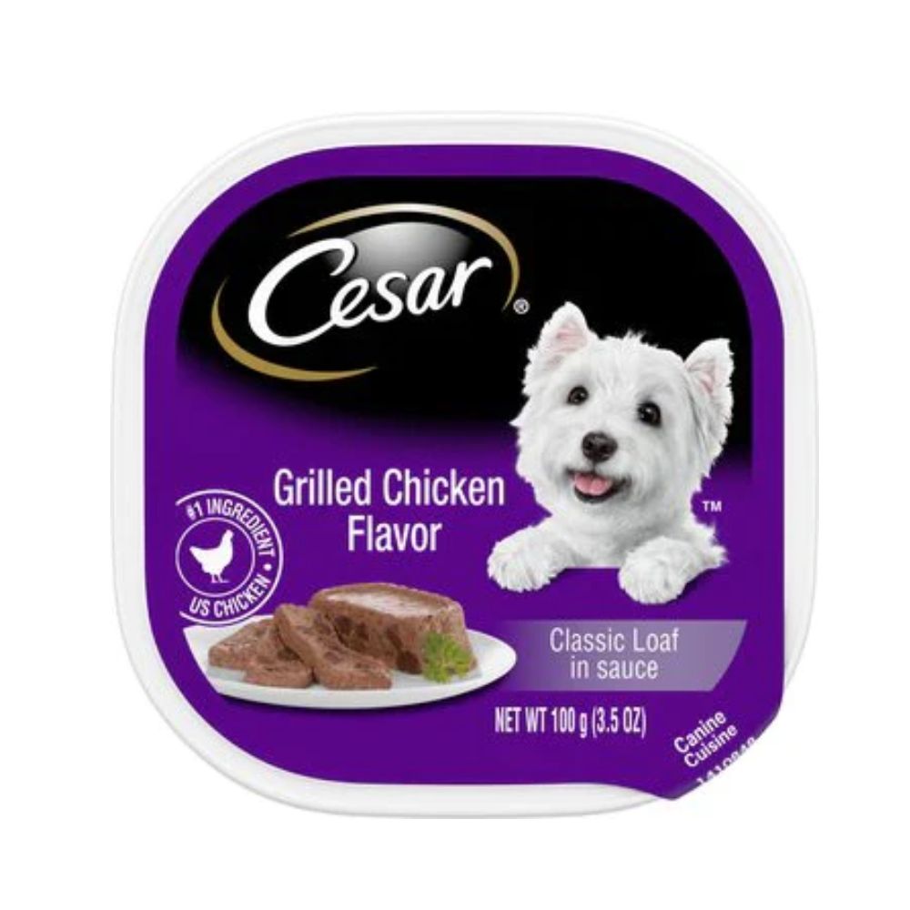 ALIMENTO PARA PERRO CACHORROS POLLO CESAR 100 GR