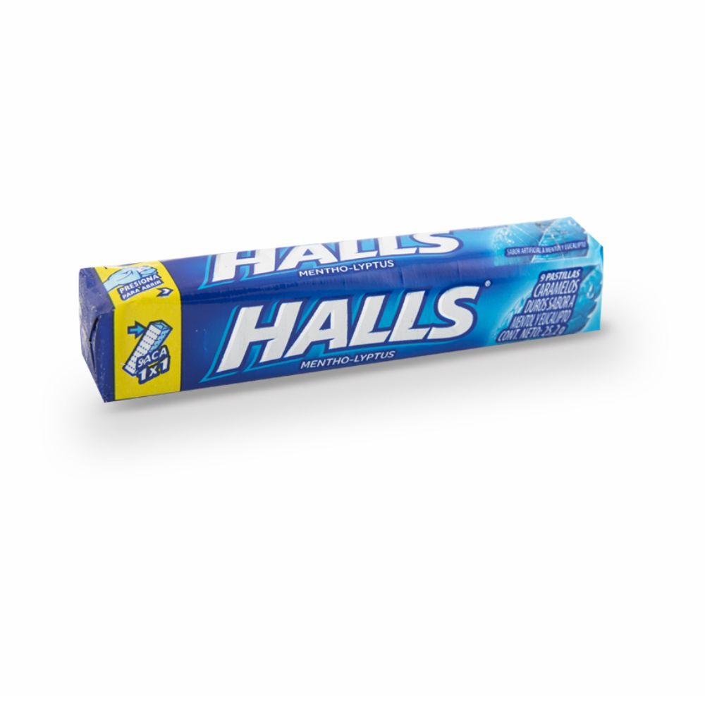 HALLS 9S MENTHOL LYPTUS 25.2G