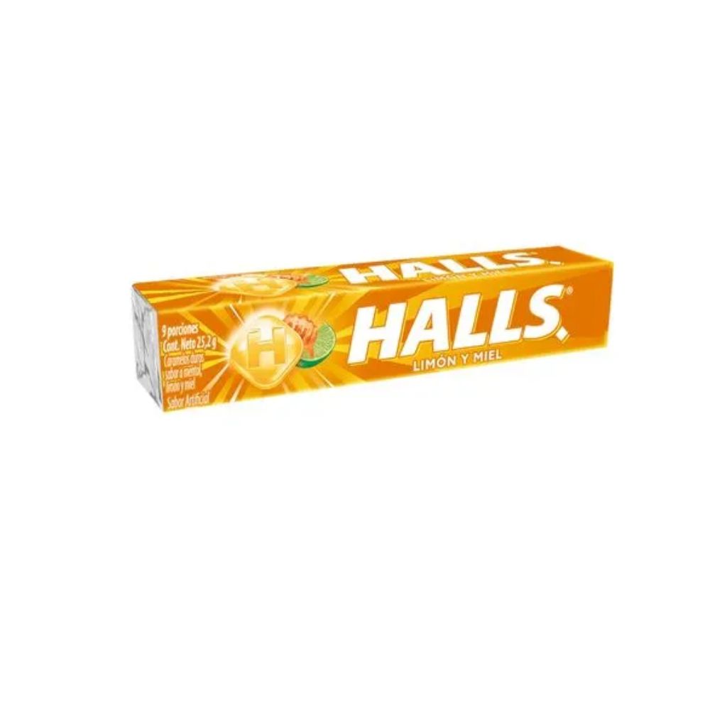 HALLS 9S HONEY LEMON 25.2G
