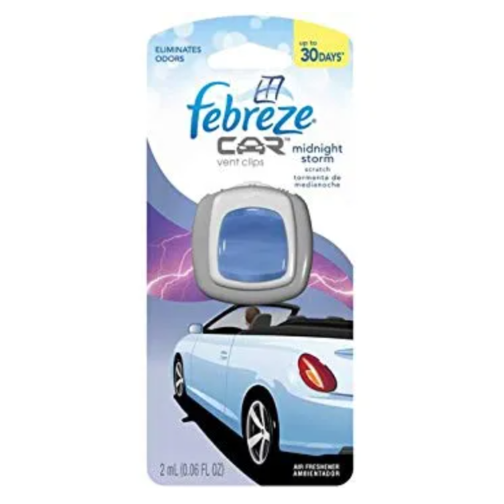 AROMATIZANTE DE 2ML CON AROMA A TORMENTA DE MEDIA NOCHE PARA CARRO