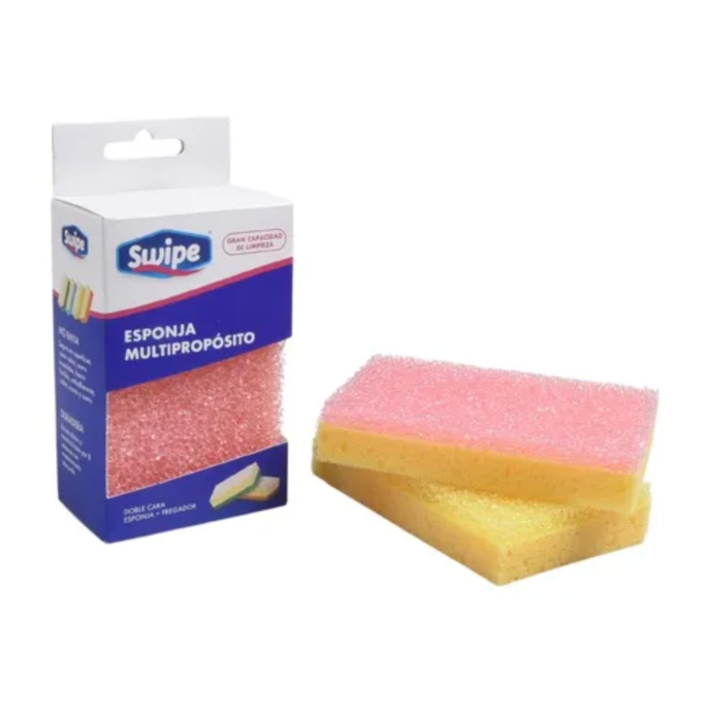 JUEGO DE 2 ESPONJA CUADRADAS MULTIPROPÓSITO