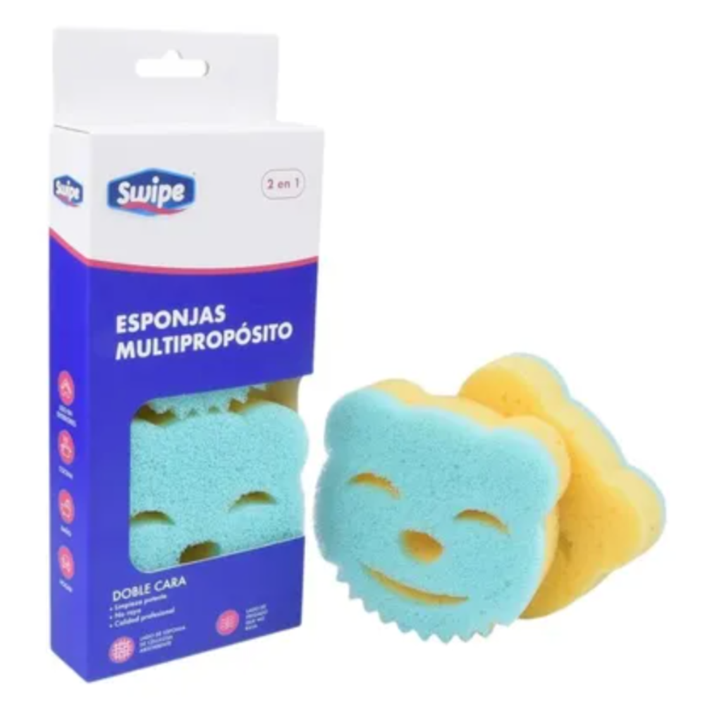 JUEGO DE 2 ESPONJAS MULTIPROPOSITO