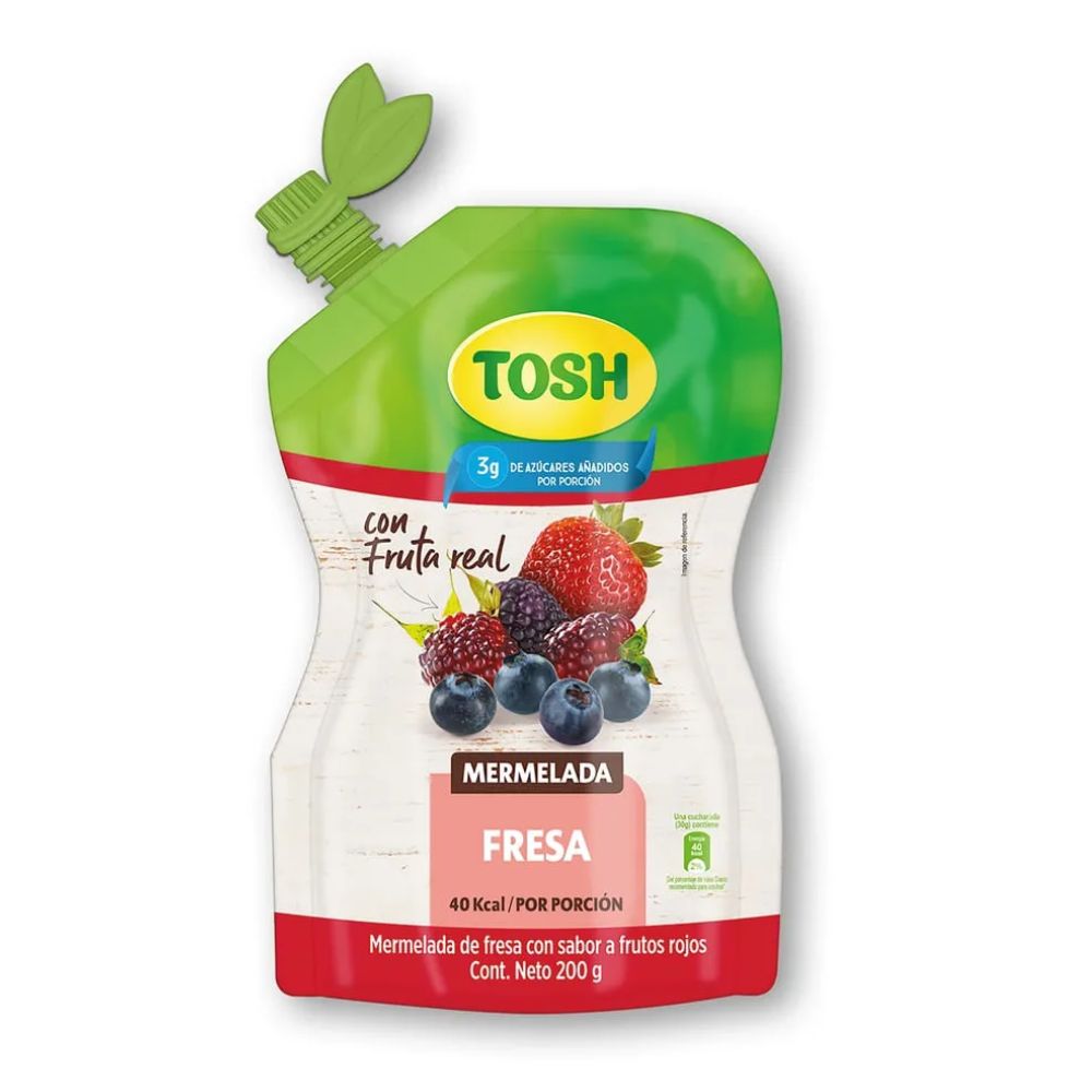 MERMELADA DE FRESA TOSH 200 GRS