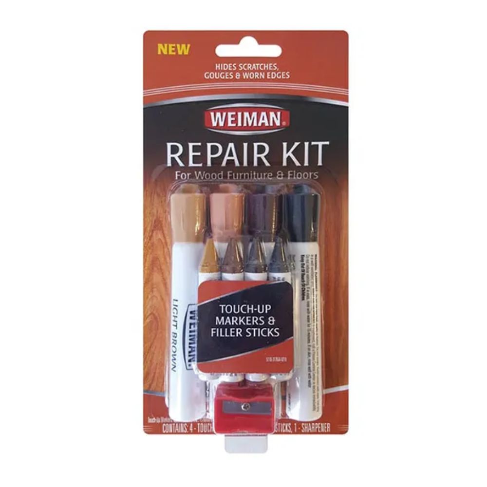 JUEGO DE REPARACION DE MADERA, MUEBLES Y PISOS WEIMAN 4 UND