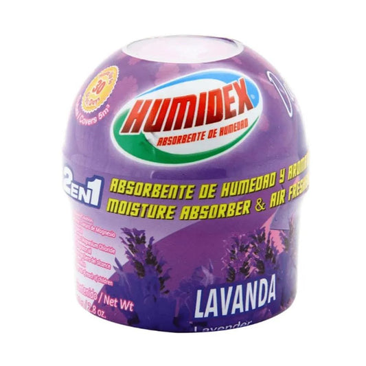 ABSORBENTE DE HUMEDAD DUAL AROMA LAVANDA HUMIDEX 80 GR