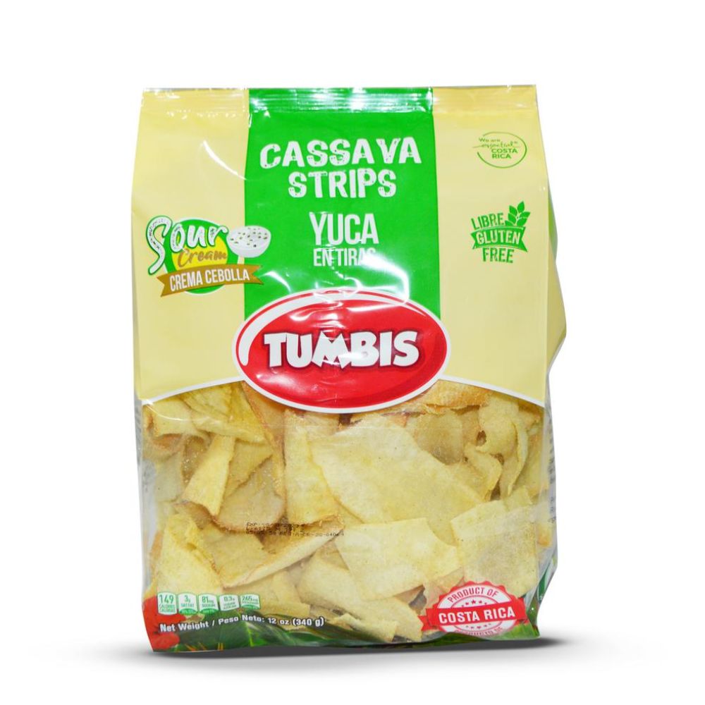 TUMBIS  YUCA EN TIRAS 340 GRS