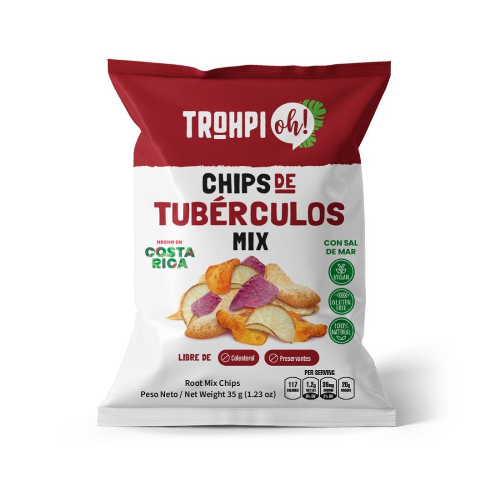 CHIPS MIX DE TUBERCULOS TROHPI OH 35 GRS