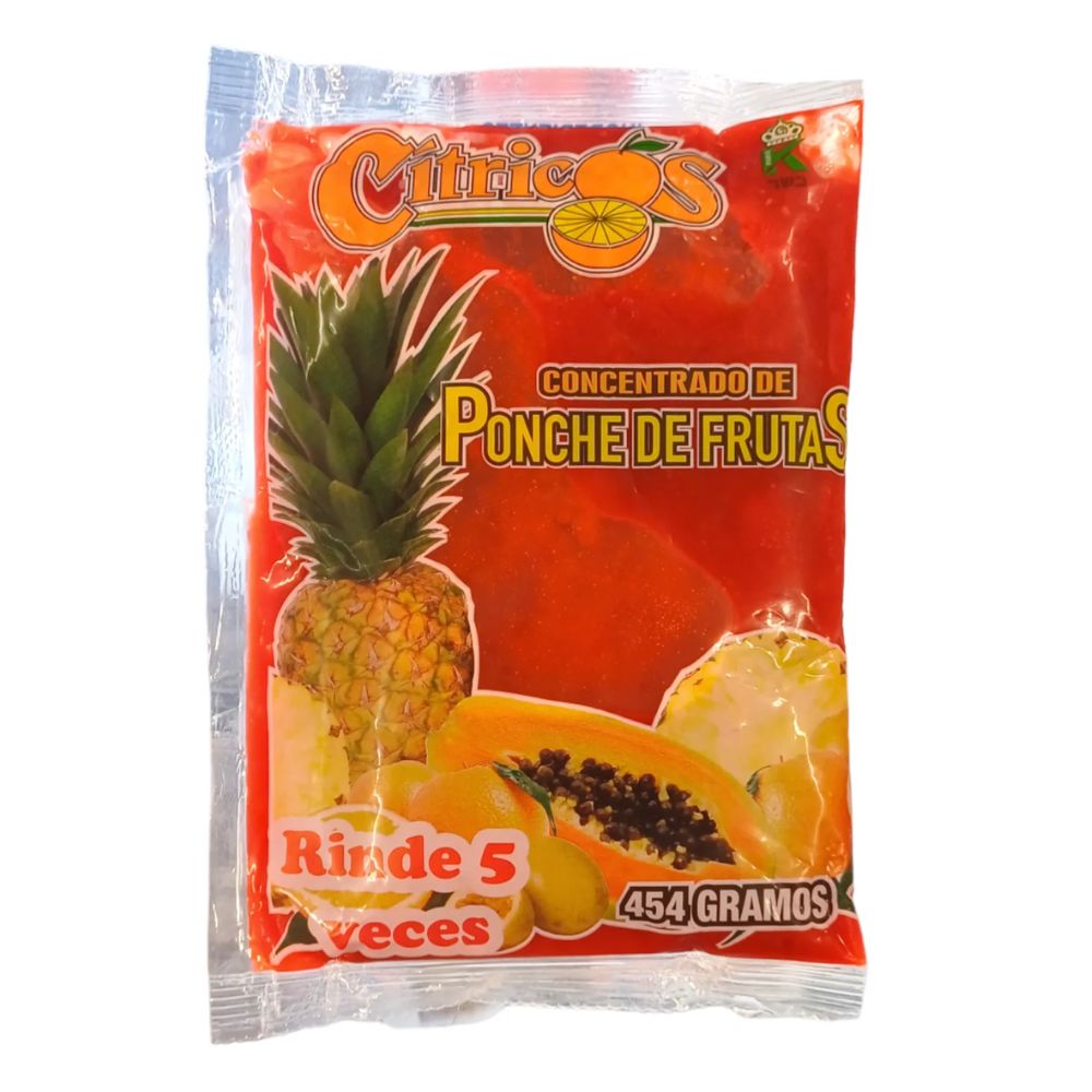 CONCENTRADO DE PONCHE DE FRUTAS 456 GRS