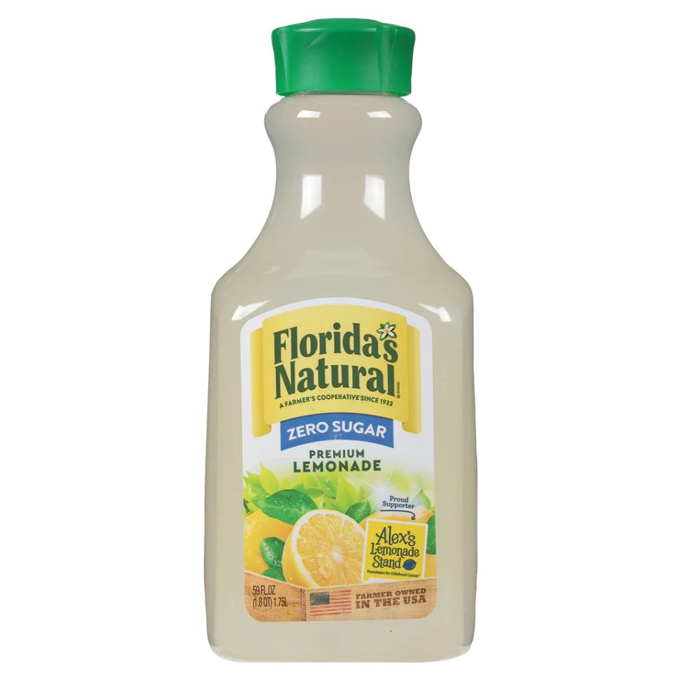 FLORIDAS NATURAL ZERO SUGAR LEMONADE 59 OZ 59 OZ