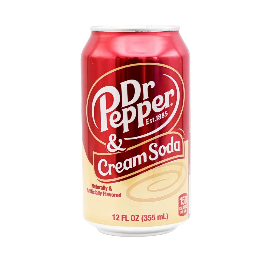 SODA DR PEPPER CREAM LATA 355ML