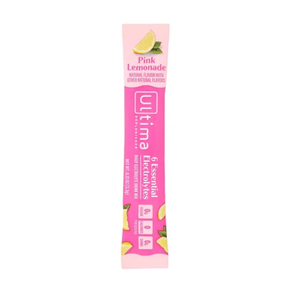MEZCLA DE ELECTROLITOS SABOR LIMONADA ROSA ULTIMA 3.3 G