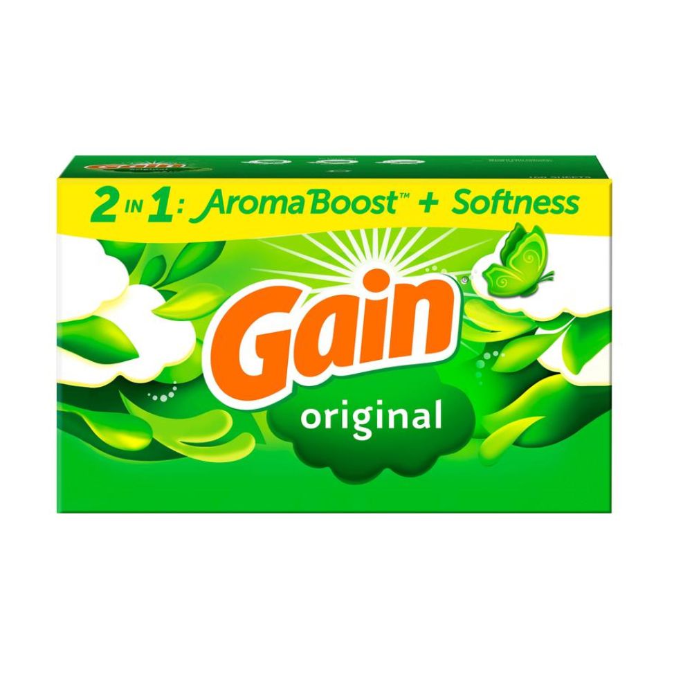 TOALLITAS PARA SECADORA GAIN SUAVIZANTE 160 UN