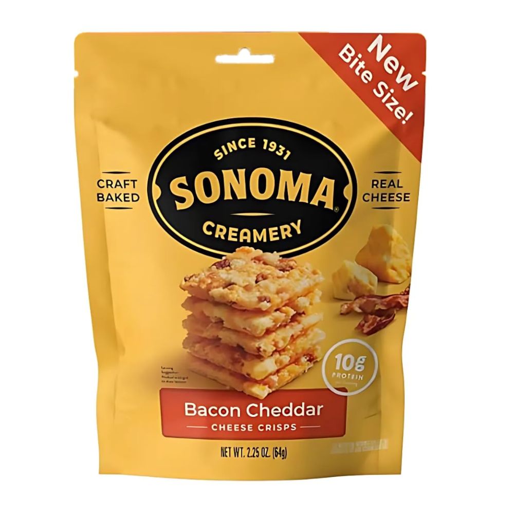 CRUJIENTES DE QUESO Y TOCINO SONOMA CREAMERY 2.25 OZ