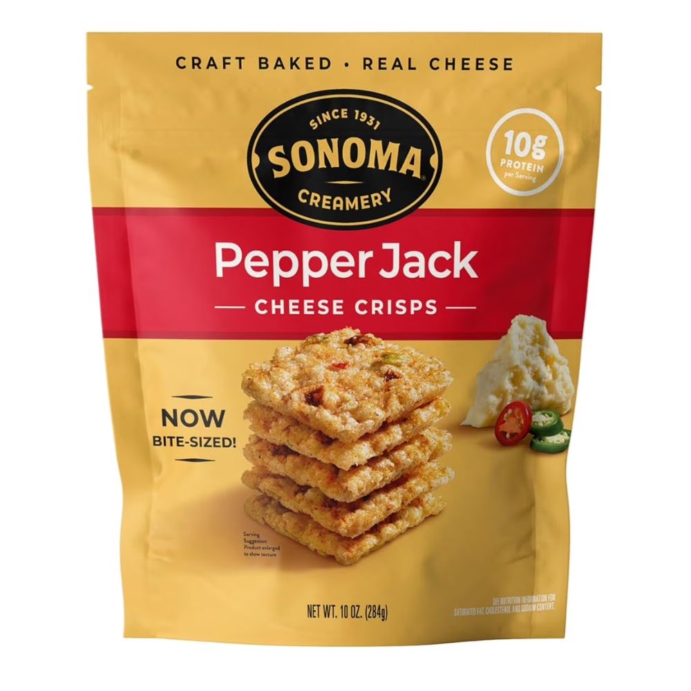 CRUJIENTES DE QUESO CHEDDAR Y JALAPEÑO SONOMA CREAMERY 2.25 OZ