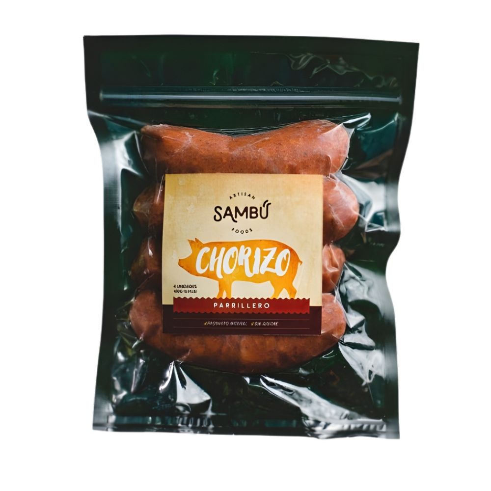 SAMBÚ CHORIZO PARRILLERO PAQ 4 UND