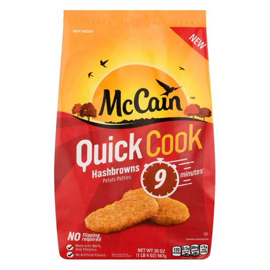 QUICK COOK HASHBROWNS POTATO PATTIES MCCAIN