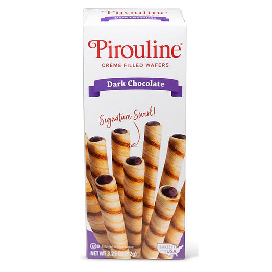 PIROULINE BARQUILLOS RELLENOS DE CREMA DE CHOCOLATE NEGRO 92 GRS