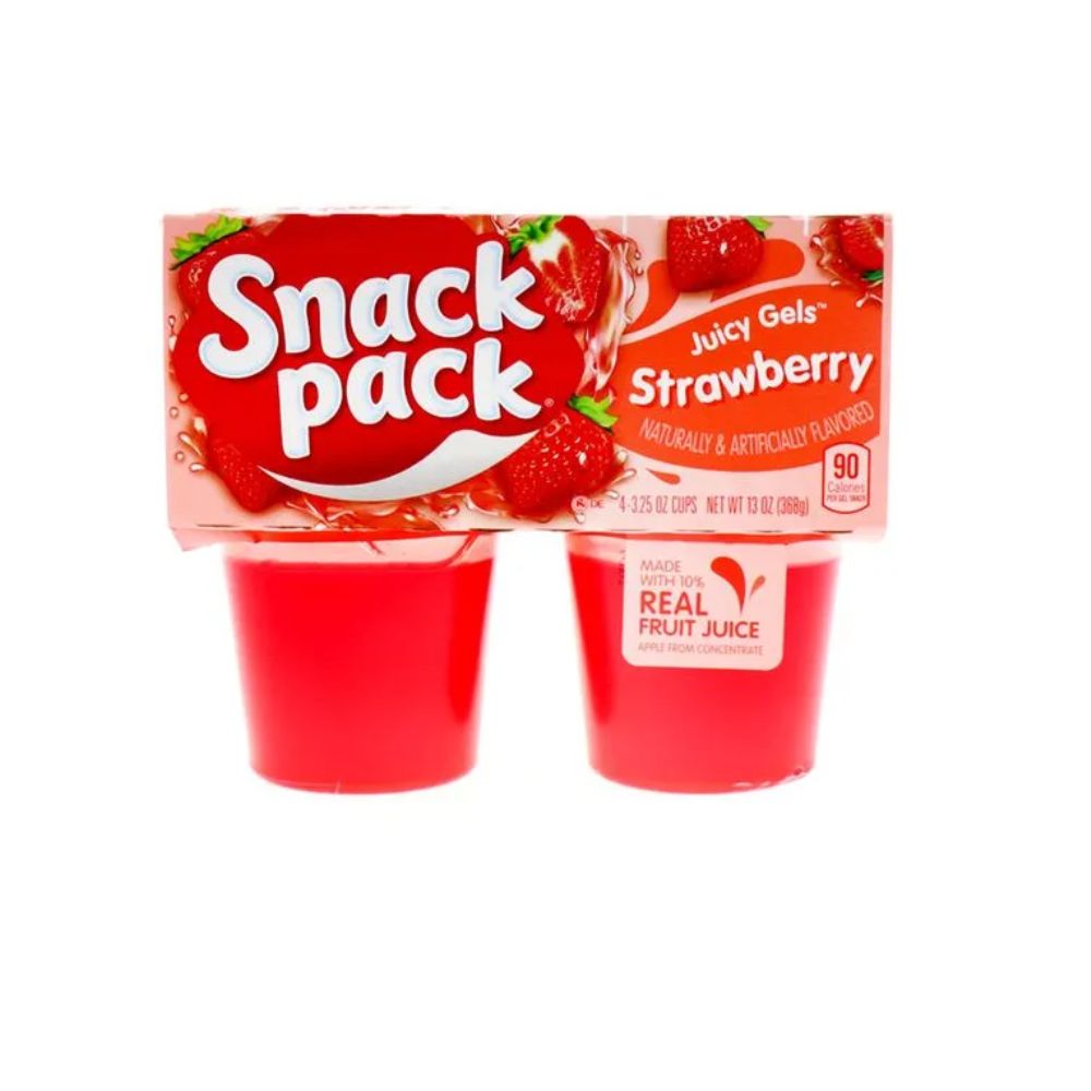 GELATINA DE FRESA SNACK PACK 13 OZ