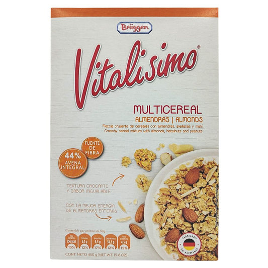CEREAL VITALISIMO CON ALMENDRAS  BRIIGGEN 450 GR