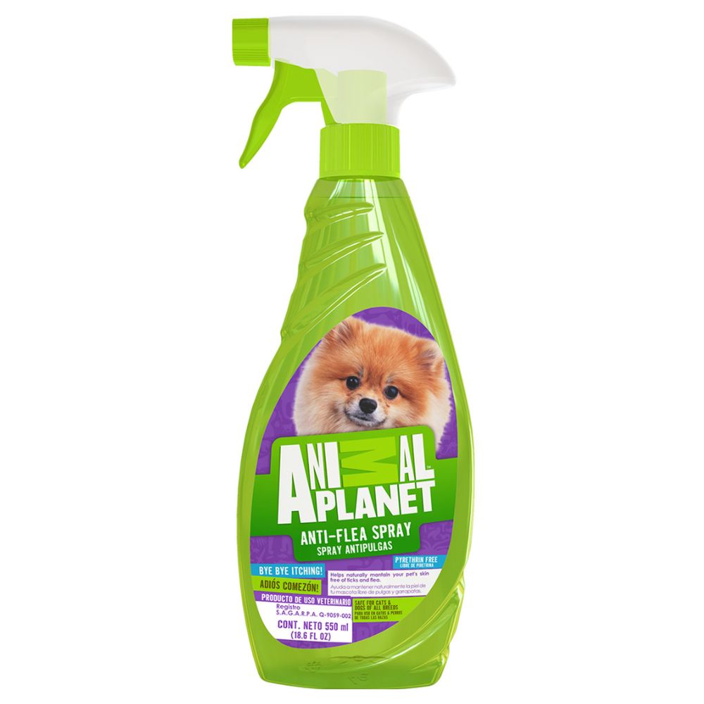 LIQUIDO ANTIPULGAS PARA PERRO Y GATO ANIMAL PLANET 550 ML