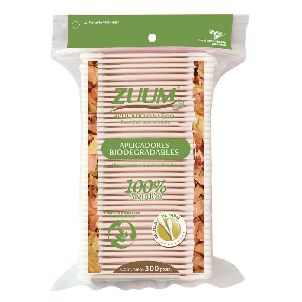 PALILLOS DE OIDOS ZUUM 300 PZA