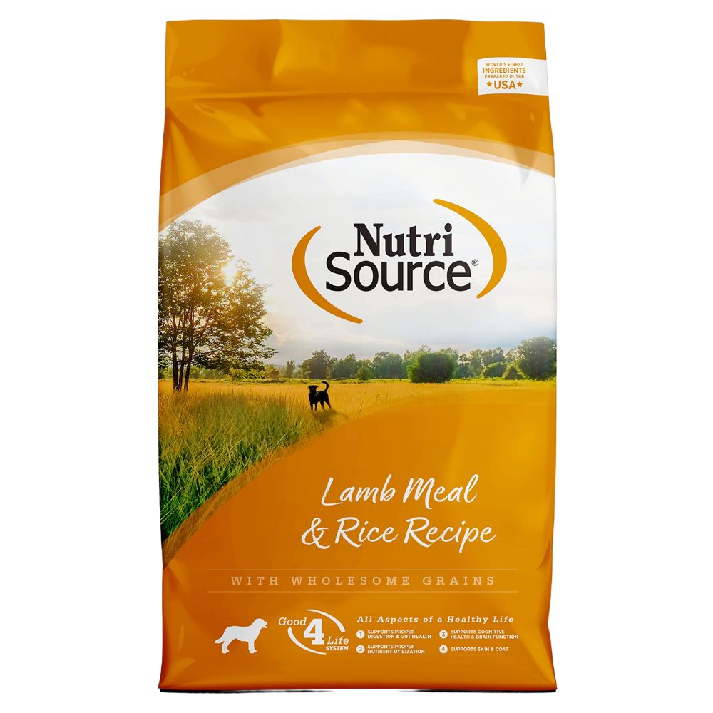 ALIMENTO PARA PERRO SABOR CORDERO Y ARROZ NUTRI SOURCE 6.8 KG