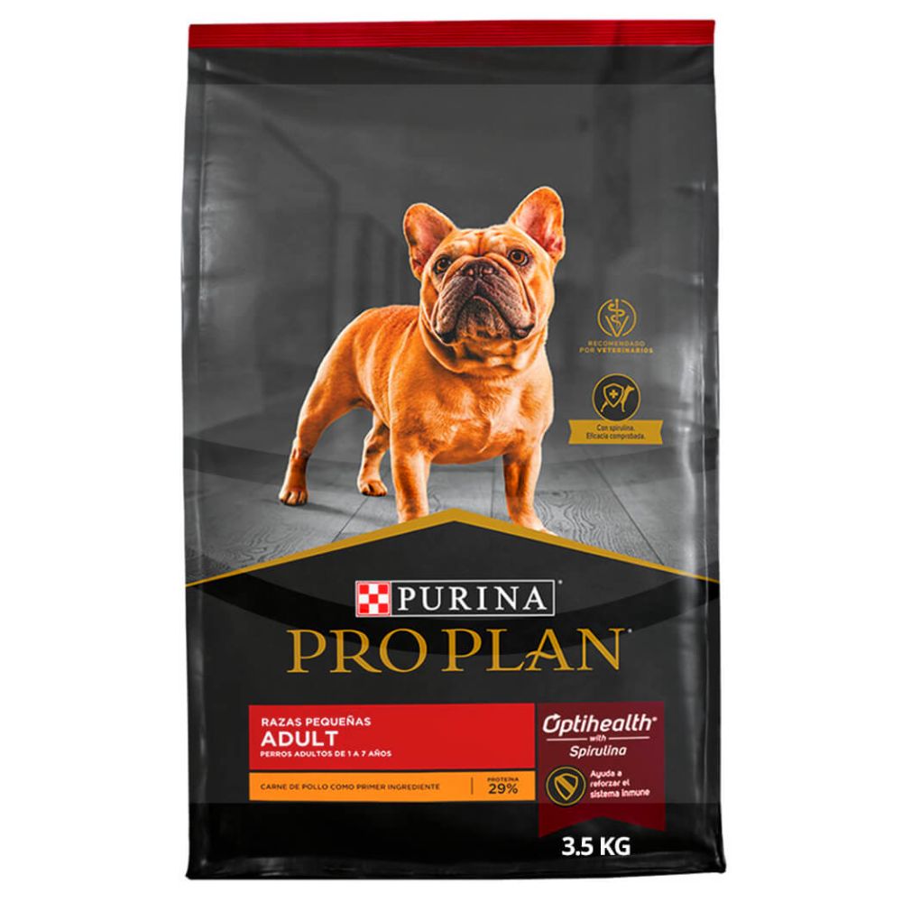 ALIMENTO PARA PERRO ADULTO RAZAS PEQUEÑAS PURINA PRO PLAN 3.5 KG