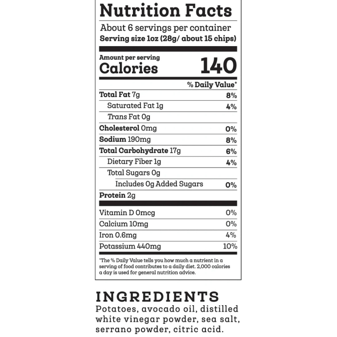 PAPAS SEA SALT & VINEGAR SIETE 156 GR