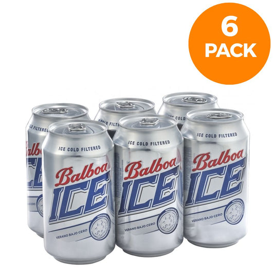 CERVEZA BALBOA ICE LATA 6 PACK