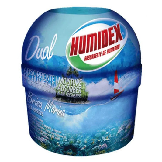 ABSORBENTE DE HUMEDAD DUAL AROMA BRISA MARINA HUMIDEX 80 GR