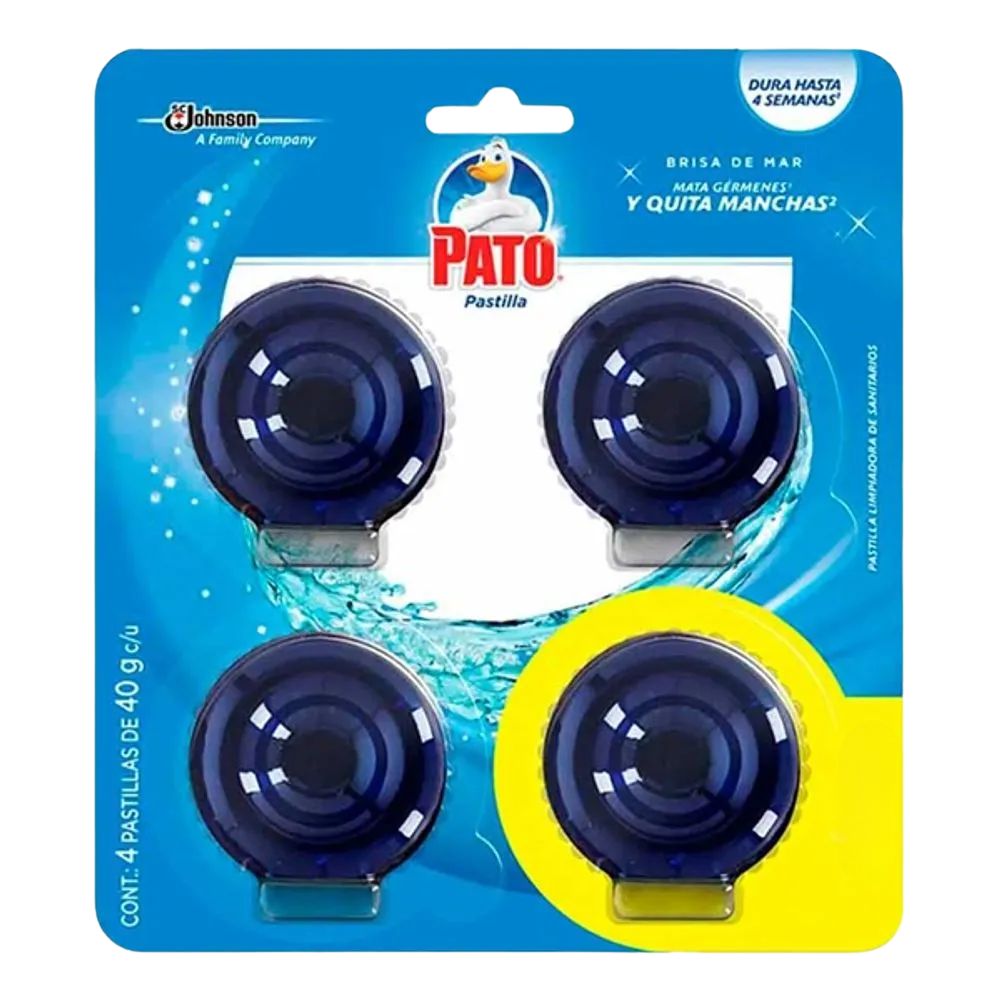 PASTILLAS 3 EN 1 PARA INODORO PATO PURIFIC 4 UND