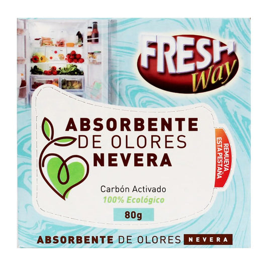 ABSORBENTE DE OLORES PARA NEVERA FRESH WAY 80 GR