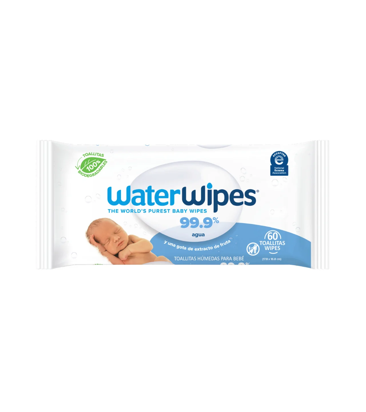 TOALLITAS HUMEDAS PARA BEBE WATERWIPES 60 UND
