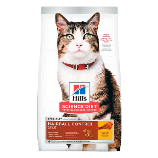 ALIMENTO PARA GATO ADULTO HAIRBALL CONTROL HILL'S  1.6KG
