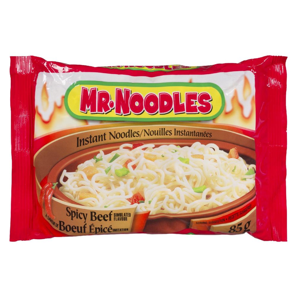 SOPA CHINA SABOR A CARNE PICANTE MR.NOODLES 85 GR
