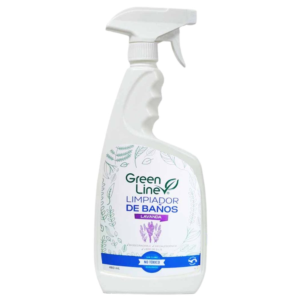 LIMPIADOR DE BAÑO LAVANDA GREEN LINE 480 ML