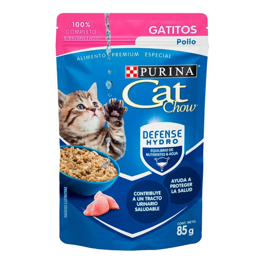 ALIMENTO CAT CHOW GATITO POLLO 85 GR