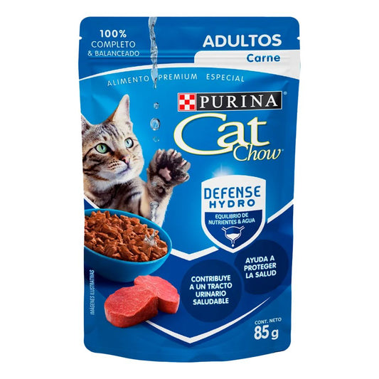 ALIMENTO CAT CHOW ADULTO CARNE 85 GR