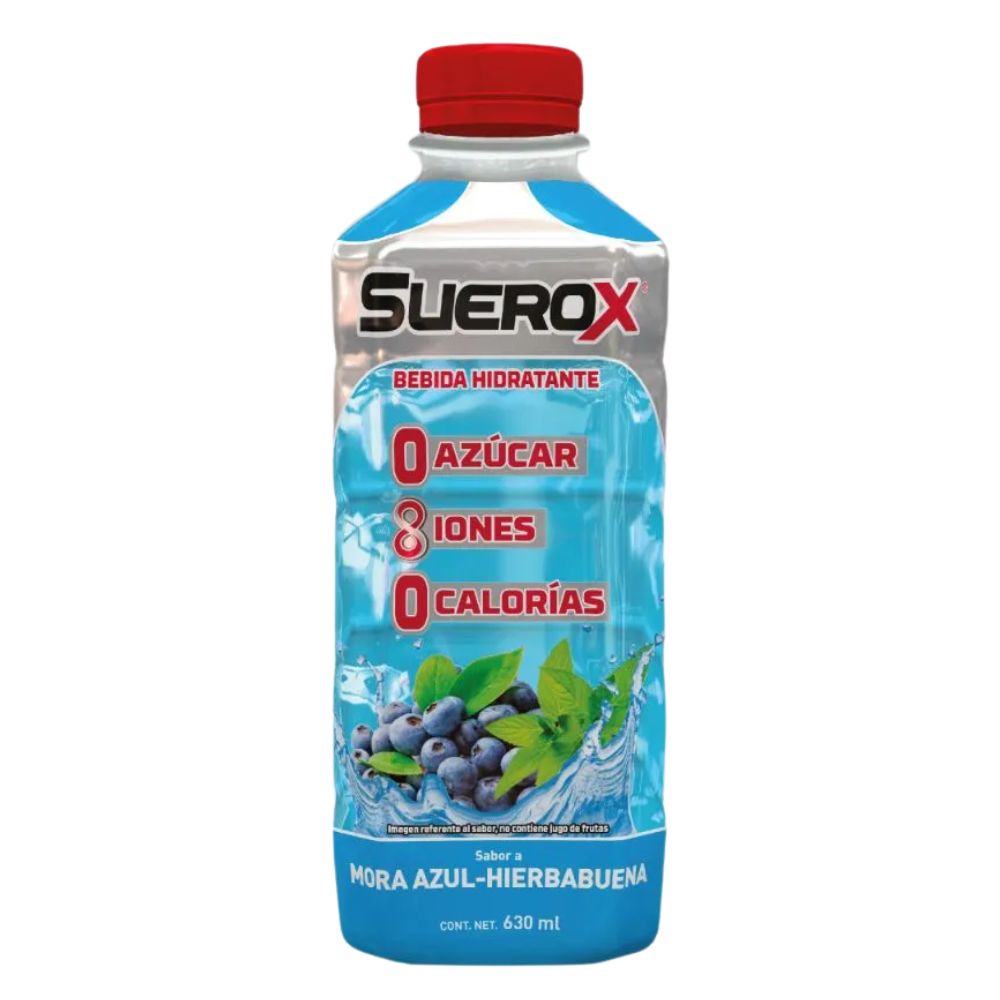 BEBIDA HIDRATANTE DE MORA AZUL SUEROX 630 ML