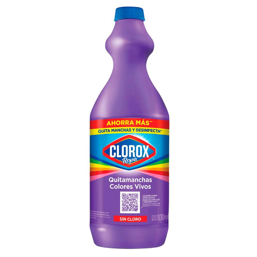 QUITAMANCHAS COLORES VIVOS CLOROX 930 ML