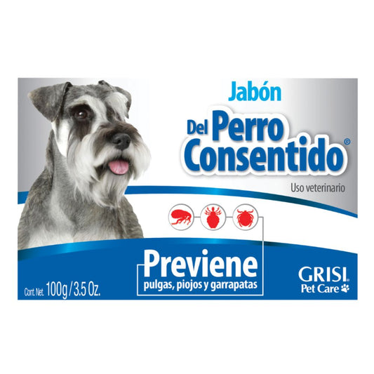 JABON PARA PERRO CONSENTIDO GRISI PET CARE 100 GR