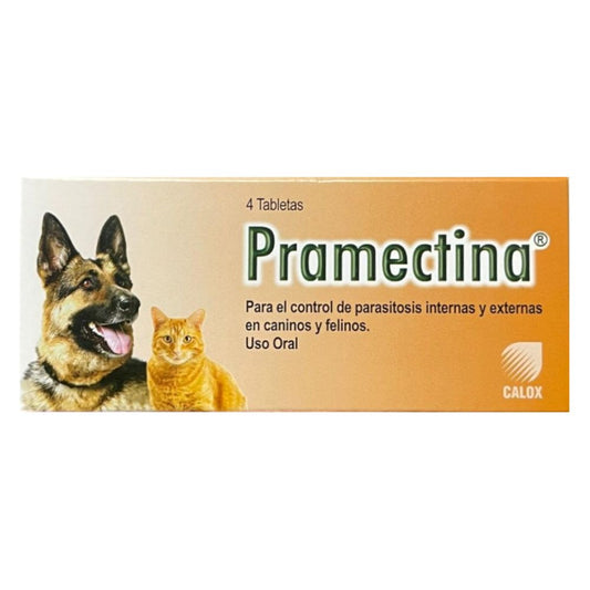 DESPARASITANTE PARA MASCOTAS USO ORAL PROMECTINA 4 TABLETAS