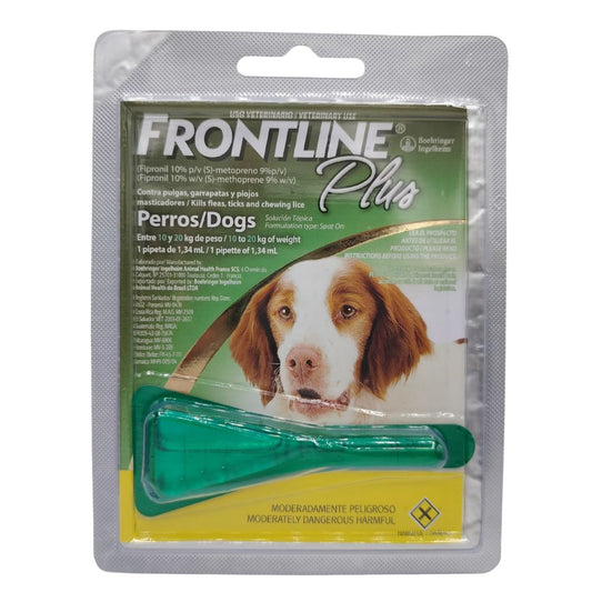 AMPOLLA ANTIPARASITARIA PARA PERRO DE 20-40 LB FRONTLINE 1.34 ML
