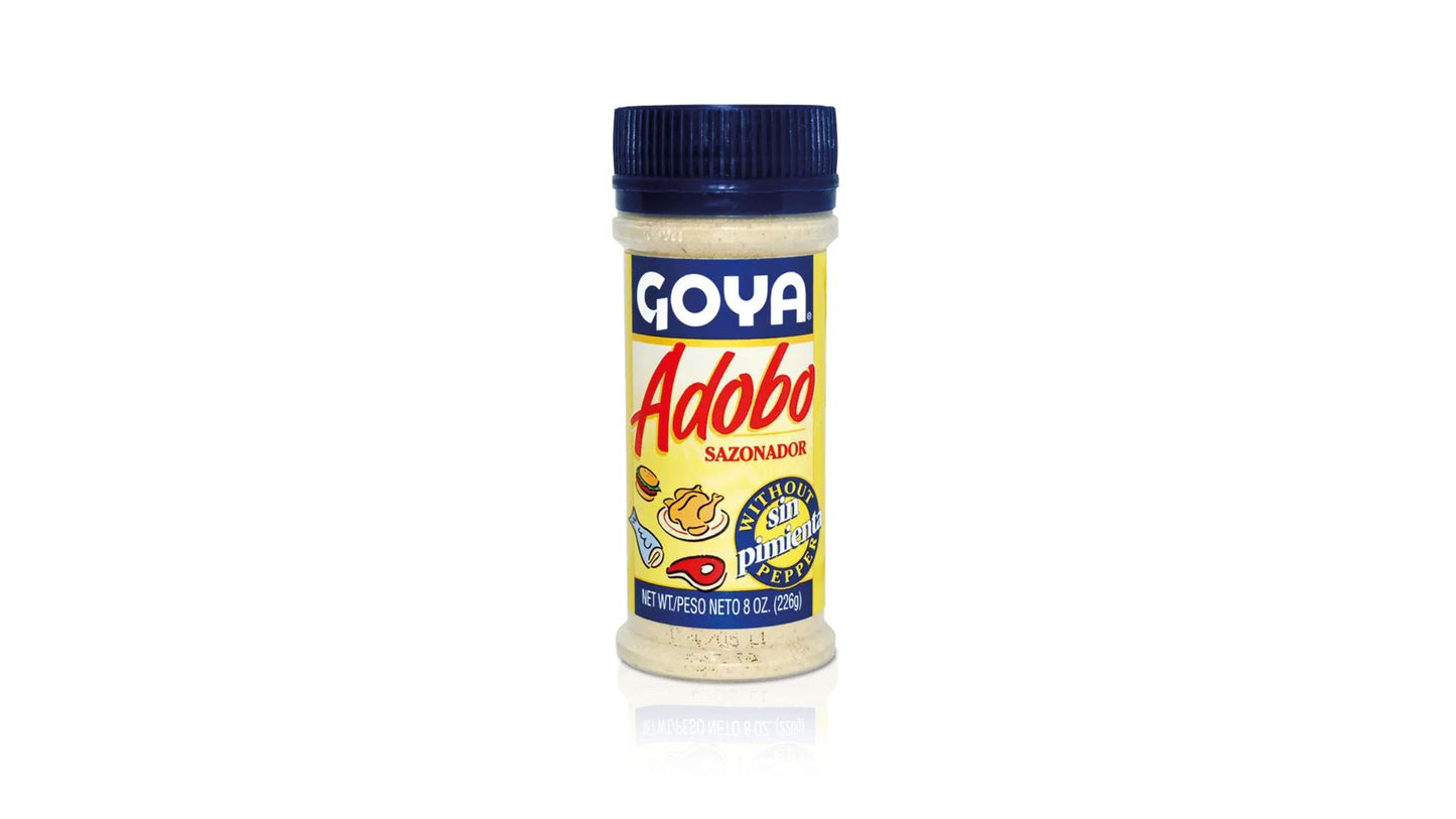 GOYA ADOBO SIN PIMIENTA 8 OZ