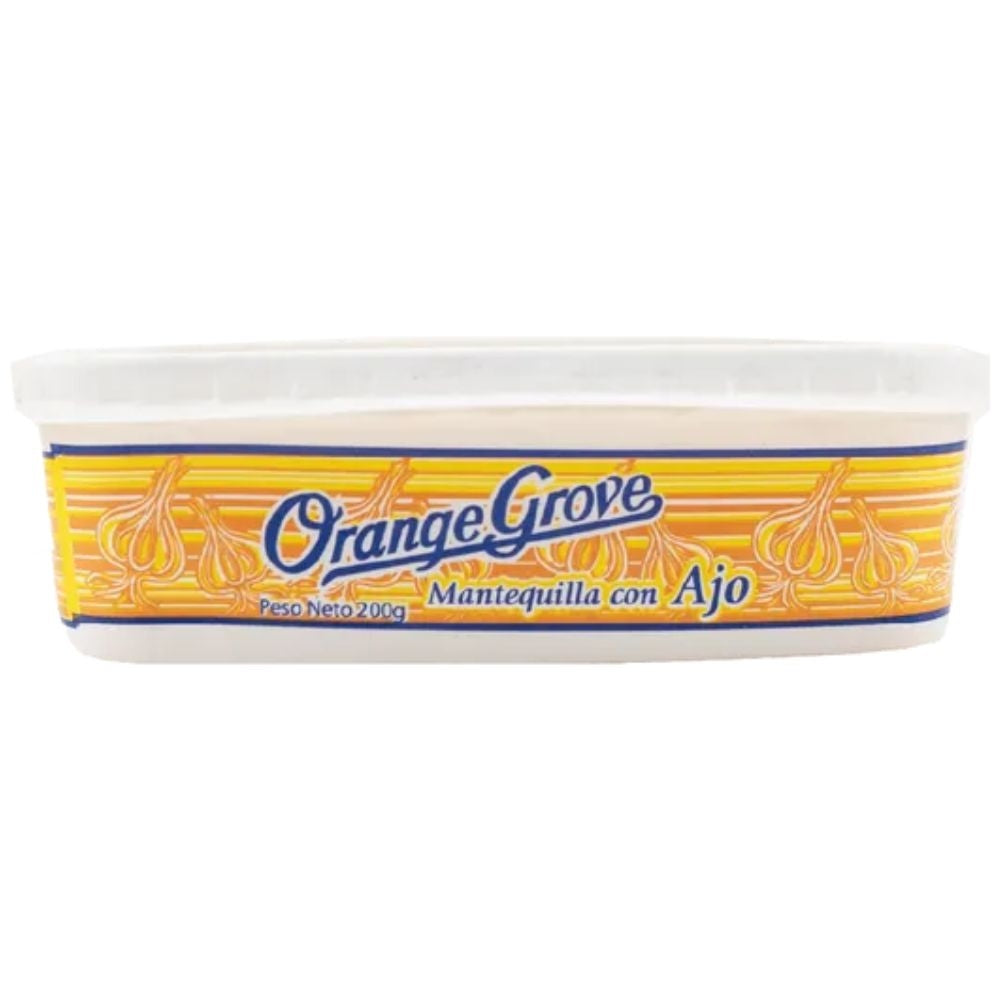MANTEQUILLA ORANGE GROVE CON AJO 200 G
