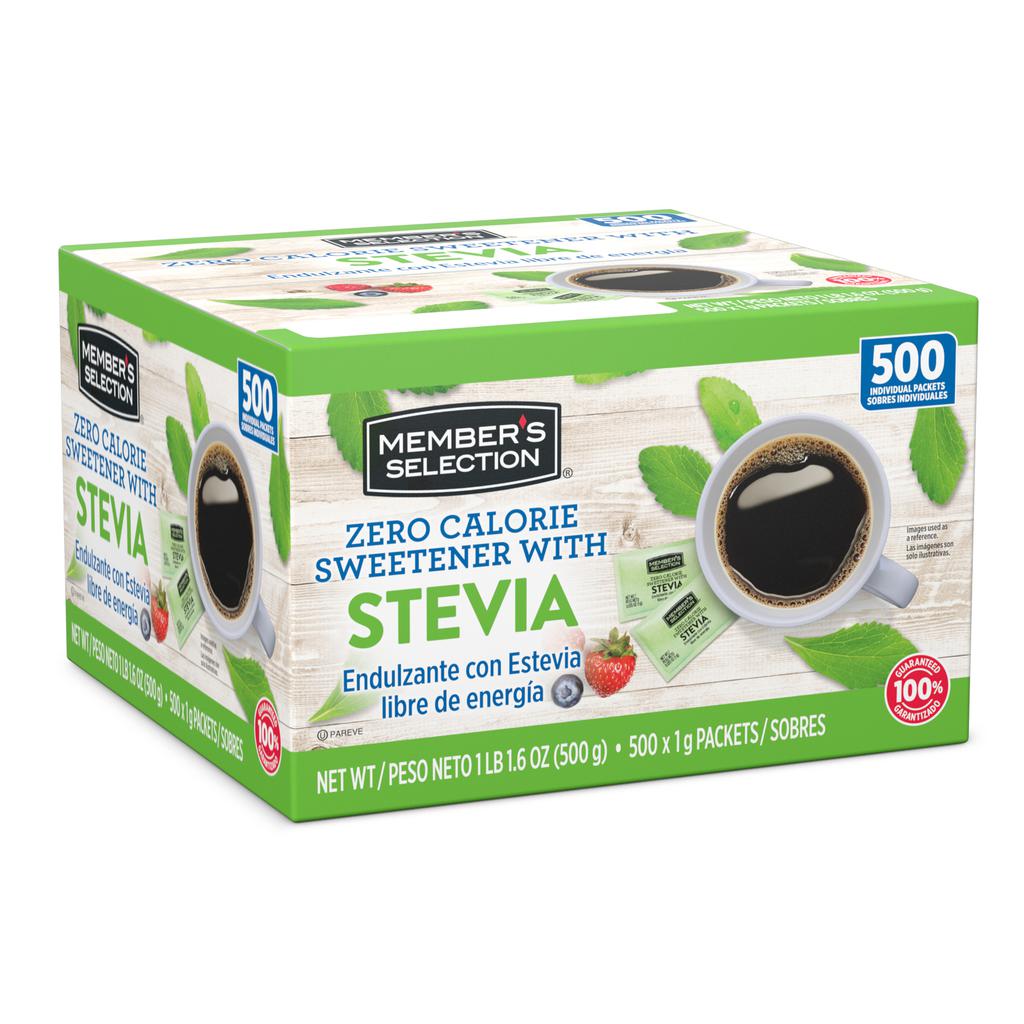 ENDULZANTE STEVIA MEMBERS SELECTION 500 UND