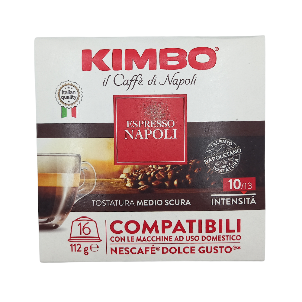 CAPSULAS DOLCE GUSTO KIMBO NAPOLI 16 UND